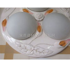 【永照吸頂燈_臥室吸頂燈三頭陶瓷_圓形_現(xiàn)代流行風(fēng)格_白底帶圖案玻璃】_價格報價_實拍圖片_參數(shù)-好住網(wǎng)